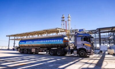 Goldwind green methanol facility completes trial production, ships first 500 mt