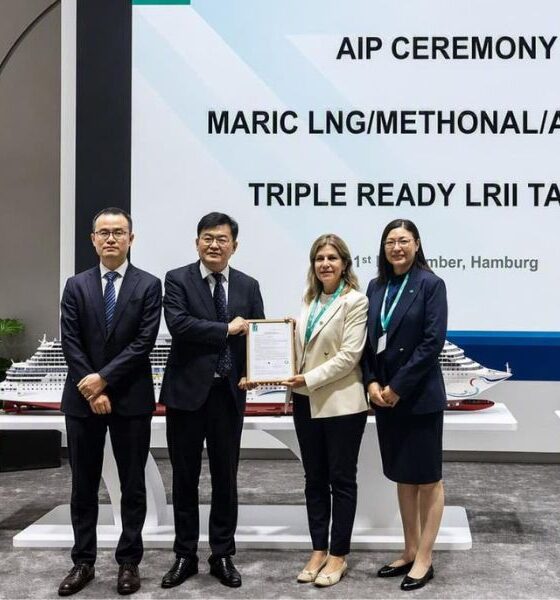 LR, China’s MARIC unveil tanker concept ready for three future bunker fuels