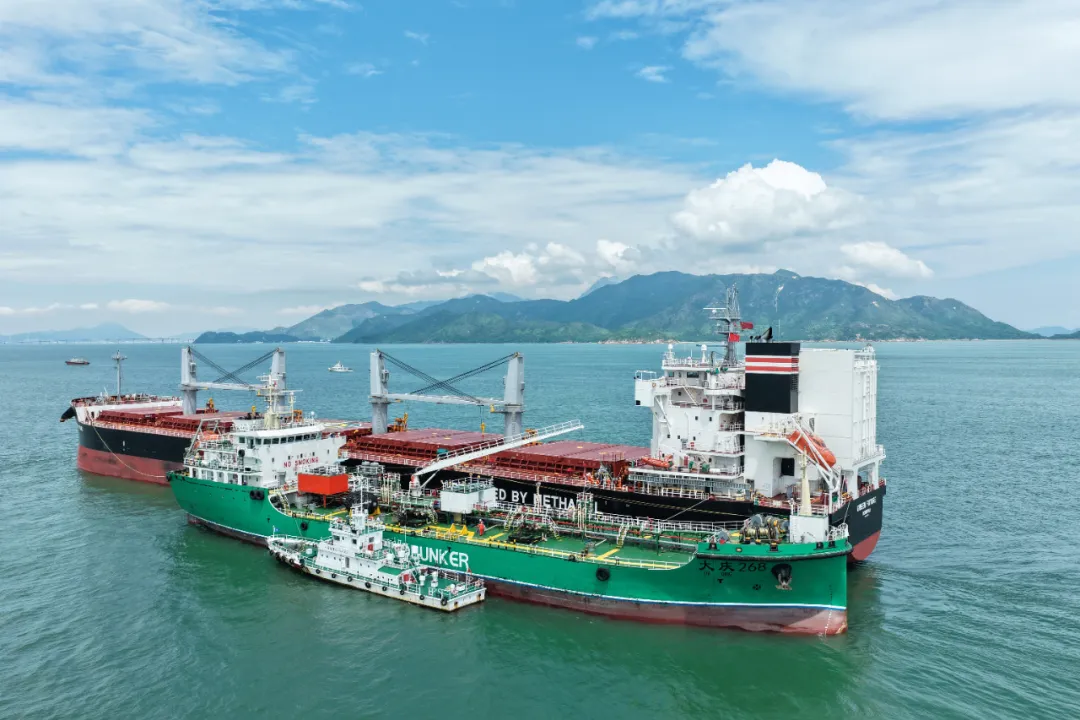 China: Guangzhou completes first bio-methanol STS bunkering operation
