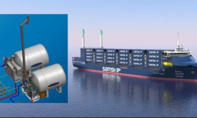 Chart Industries to supply liquid hydrogen fuel systems for Samskip boxships